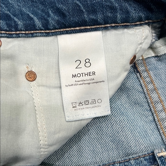Mother The Dodger Ankle Jeans in Heart Throb Size 28 - Picture 6 of 16
